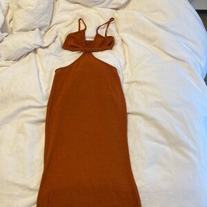 Cutout maxi dress